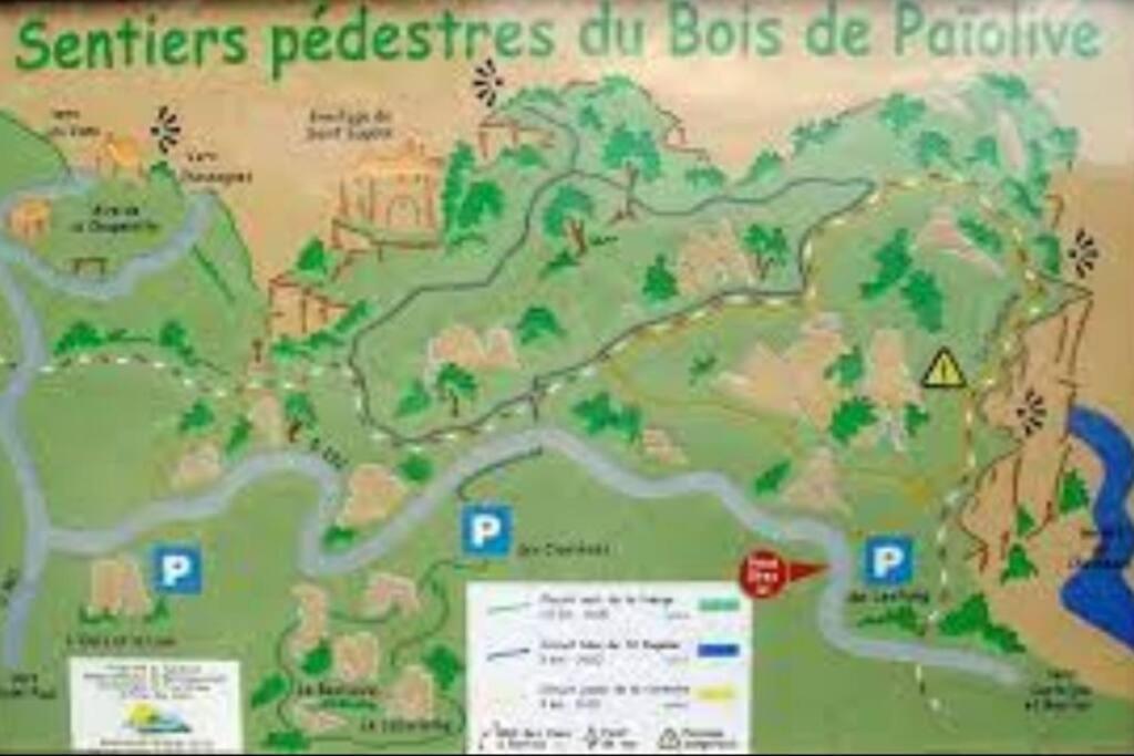 La O'Liso Gorges De L'Ardeche Villa Salavas Buitenkant foto